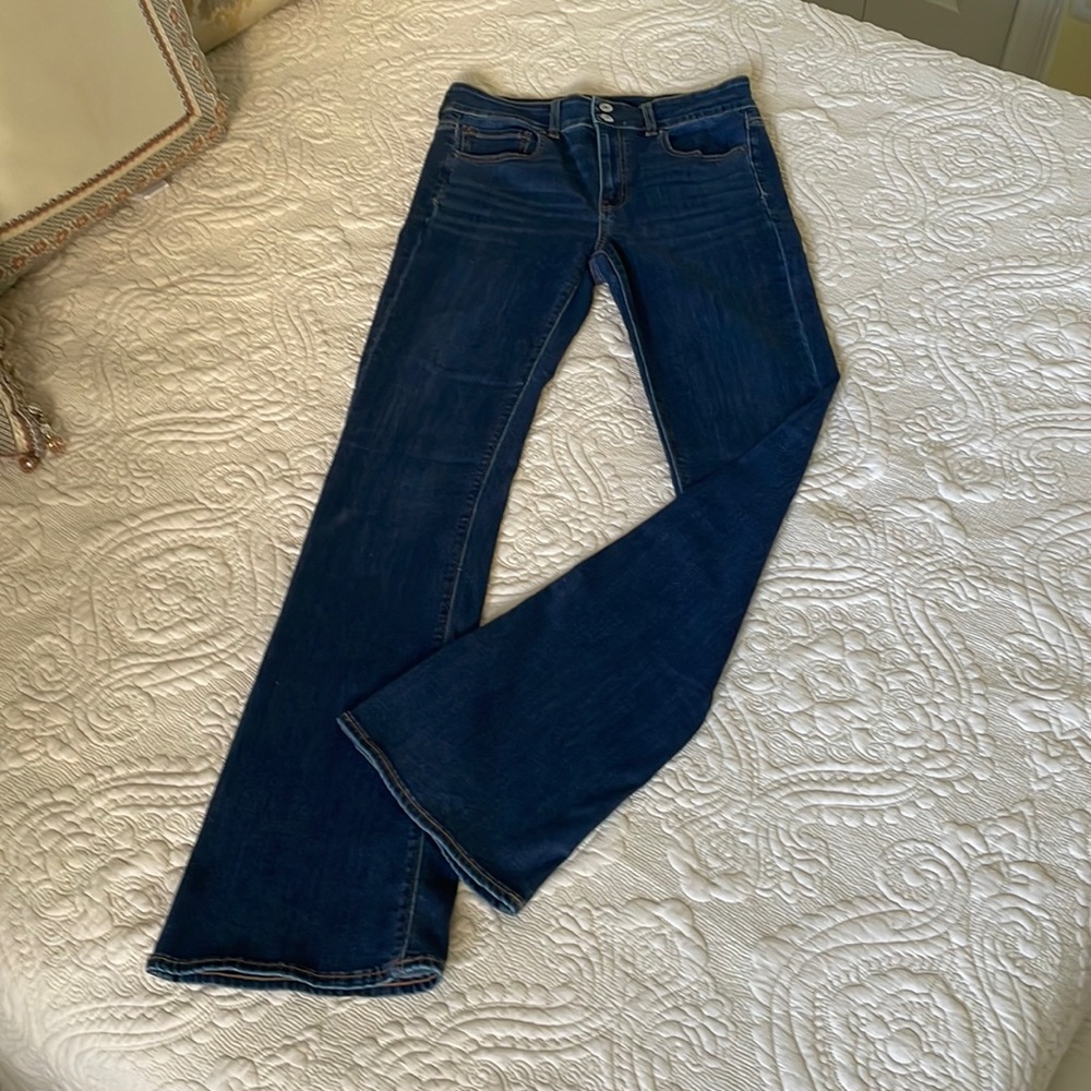 American eagle dark denim jeans 10 long